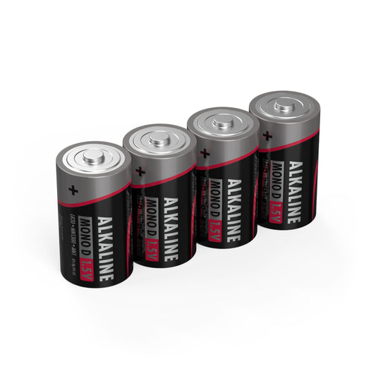 Ansmann Alkaline battery mono D / LR20 4 pcs. Shrink film