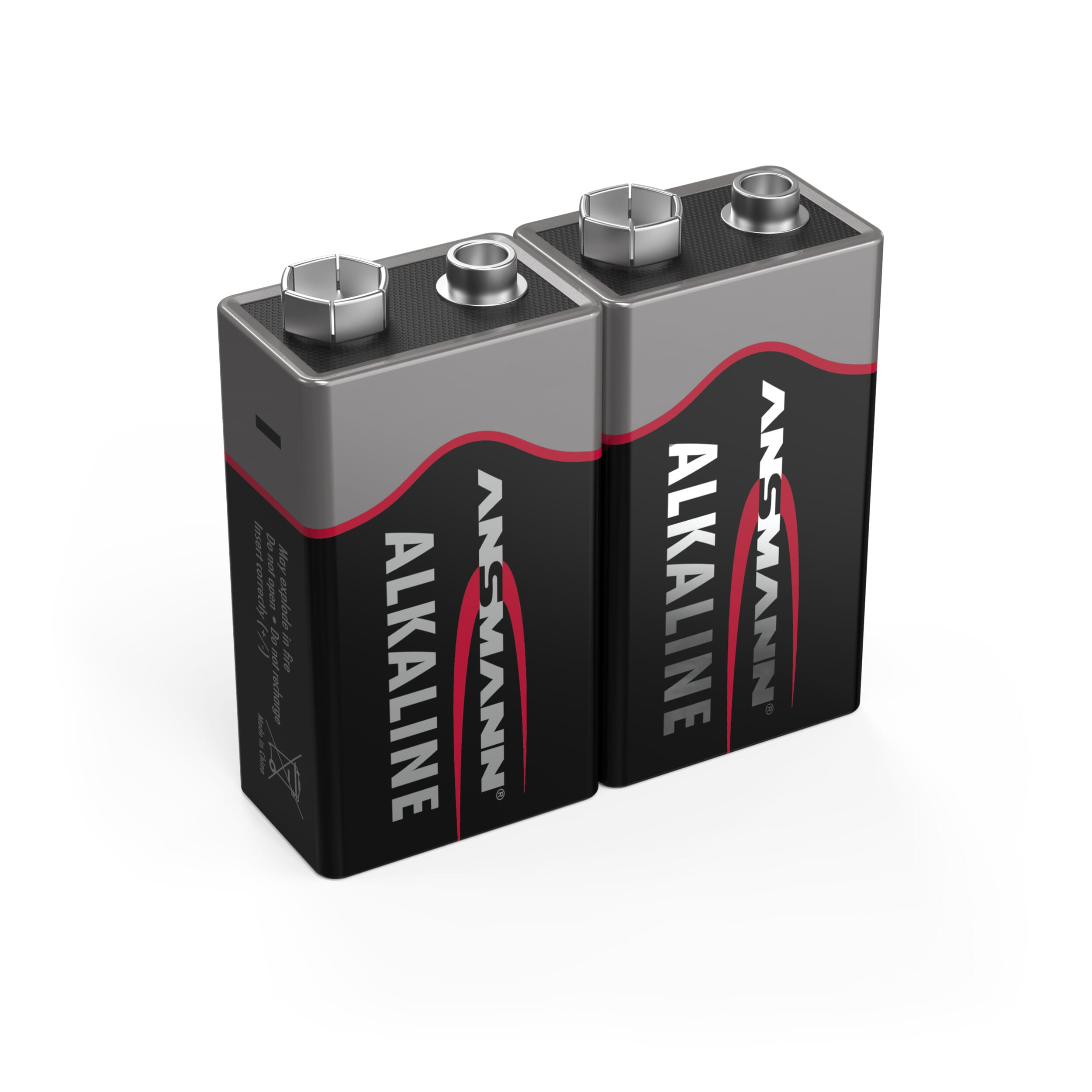 Ansmann Alkaline battery 9 volt E block / 6LR61 2 pcs. Shrinkage