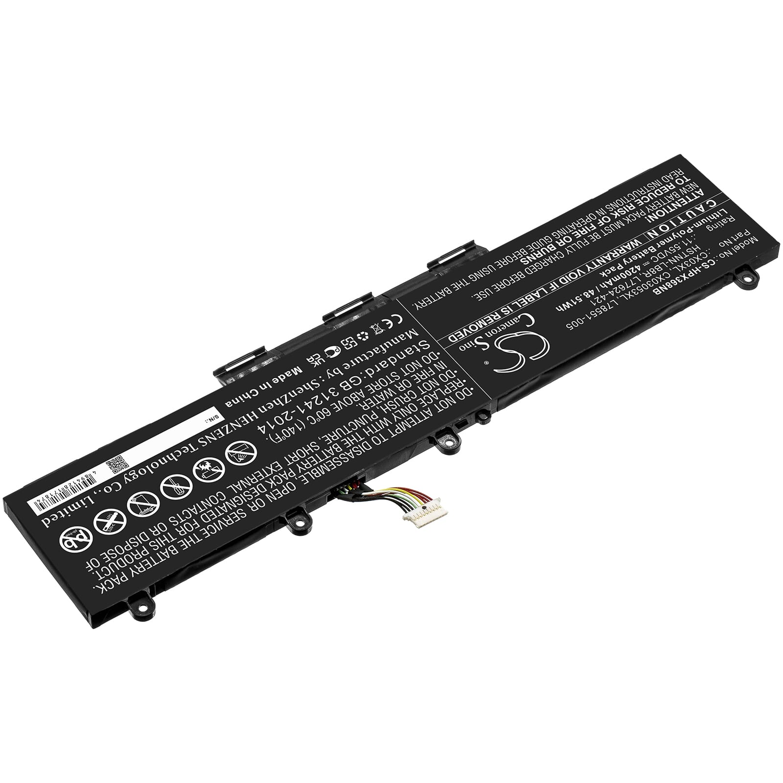 Batterie d’ordinateur portable 4200mAh
