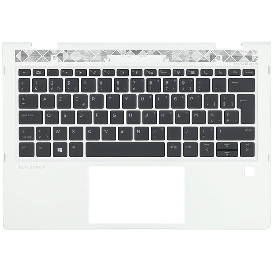 Clavier HP pour ordinateur portable Azerty BE + capot supérieur, rétroéclairé