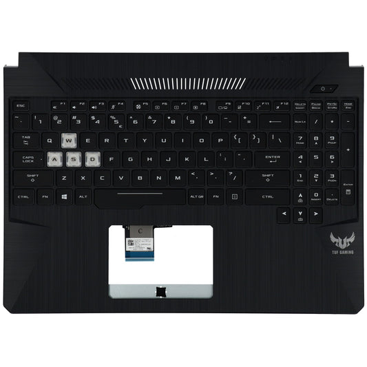Clavier QWERTY US pour ordinateur portable Asus + capot supérieur, rétroéclairé