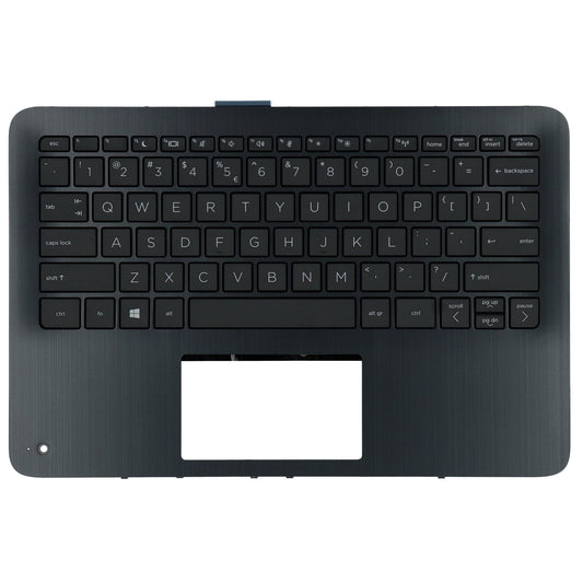 Clavier QWERTY US pour ordinateur portable HP + capot supérieur gris tableau noir