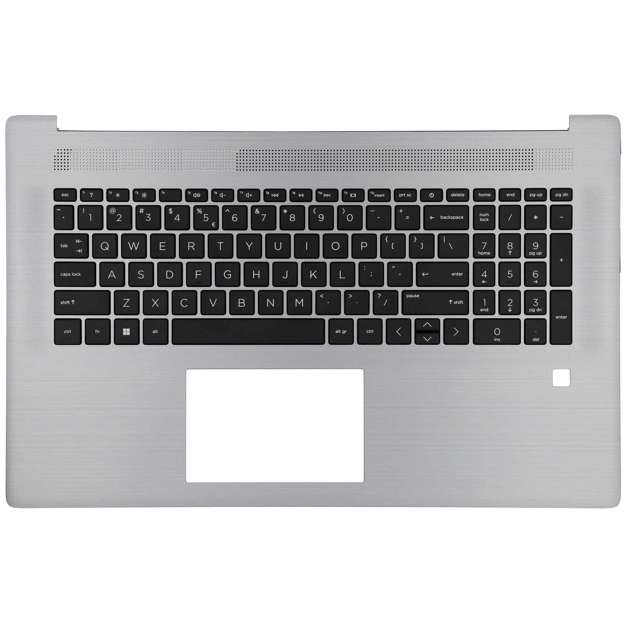 Clavier pour ordinateur portable HP Qwerty US + Top Cover - Argent
