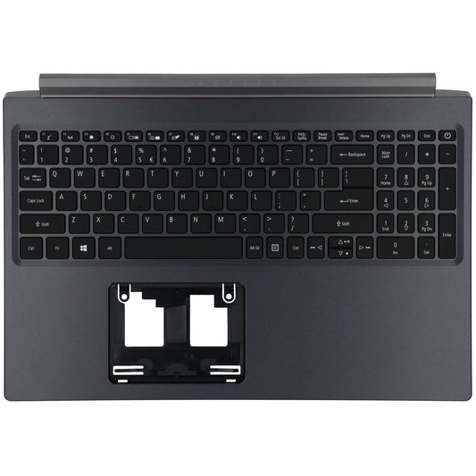 Clavier QWERTY US pour ordinateur portable Acer + capot supérieur, rétroéclairé