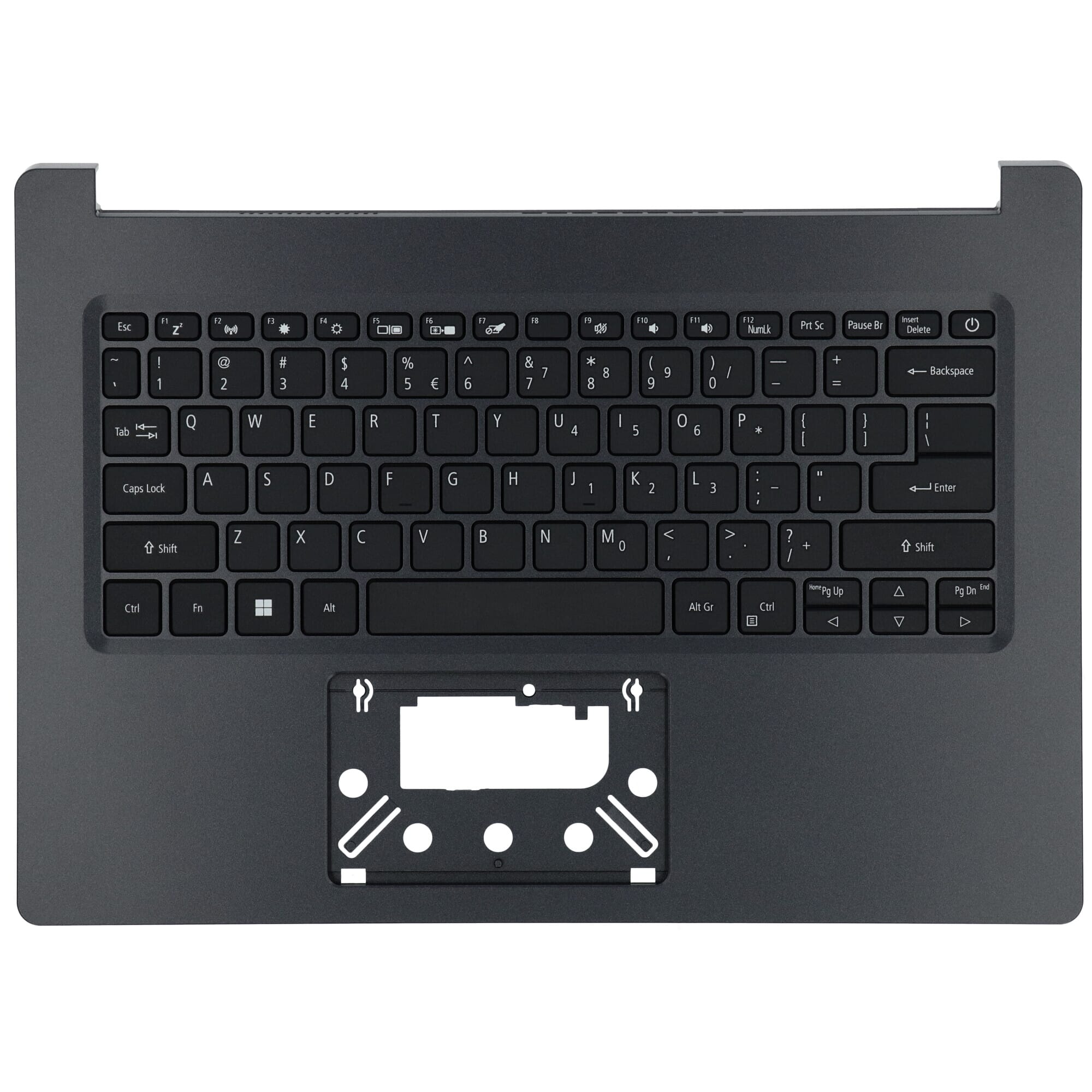 Acer Laptop Tastatur Qwerty US + Top Cover - Schwarz