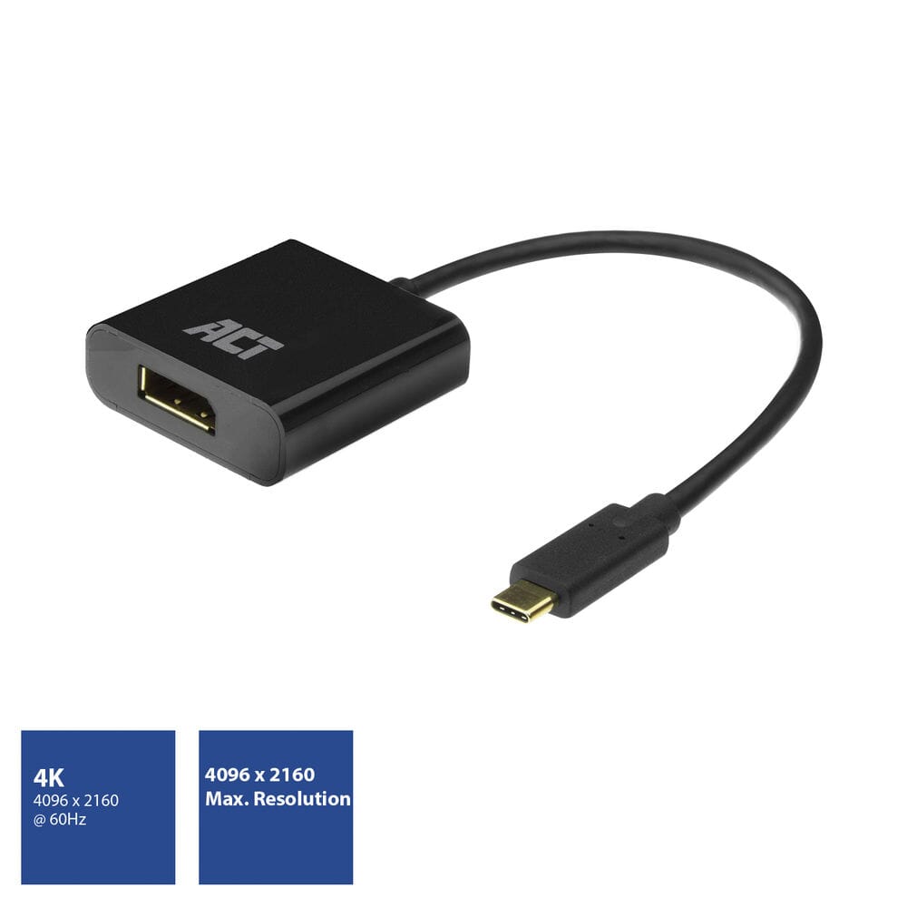 ACT USB-C to DisplayPort adapter