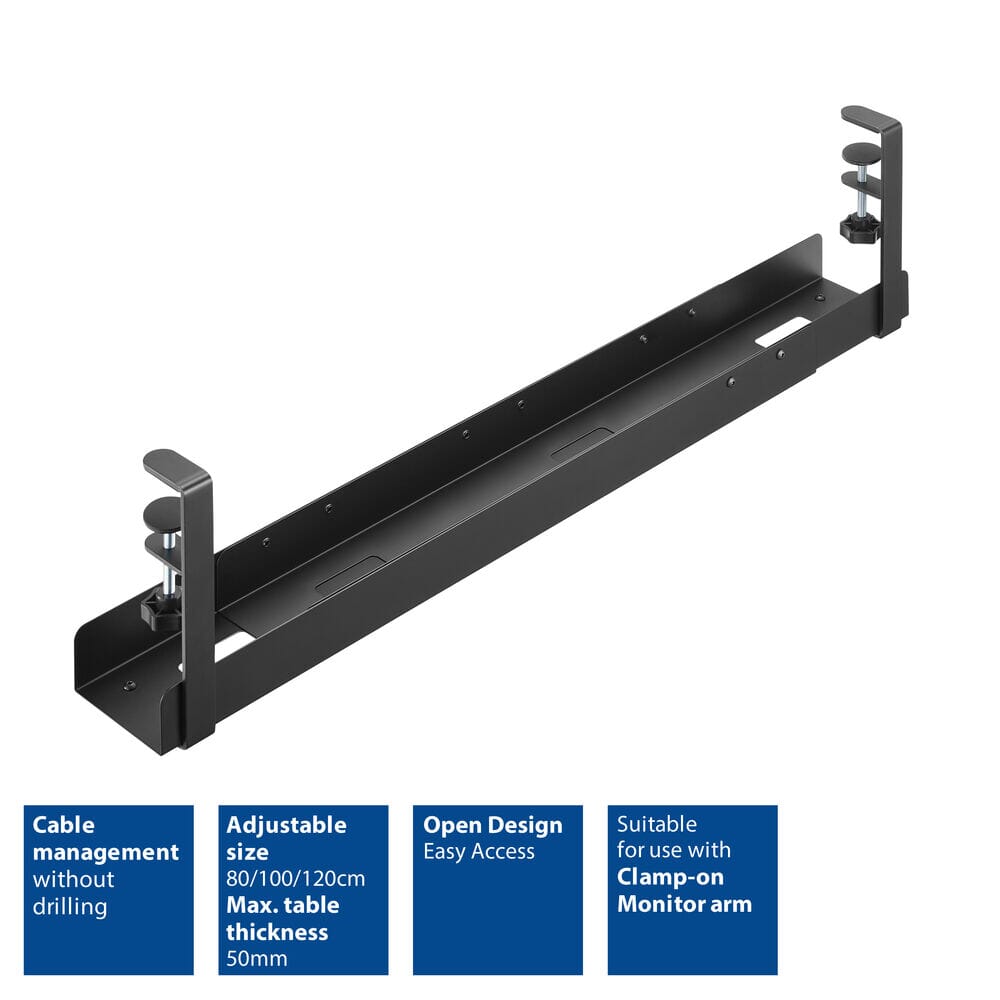 ACT Verstelbare kabelgoot voor onder een bureau