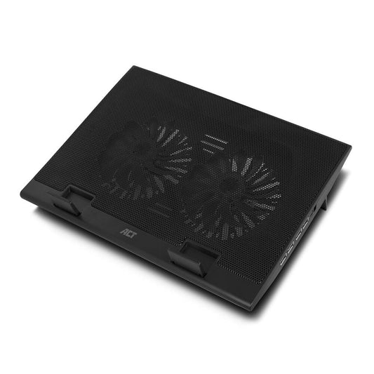 Support pour ordinateur portable ACT réglable en 2 positions, hub à 4 ports