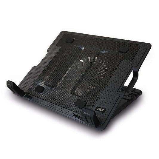 Support pour ordinateur portable ACT réglable en 5 positions, hub à 2 ports