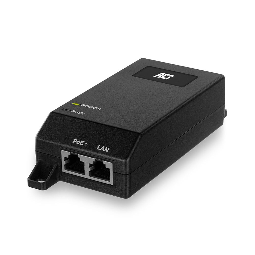 ACT Gigabit PoE+ (30W) Injector
