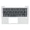Clavier pour ordinateur portable HP Azerty BE + Top Cover - Argent