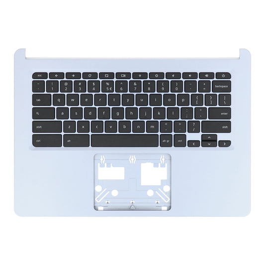 Acer Laptop Toetsenbord Qwerty US + Top Cover - Zilver