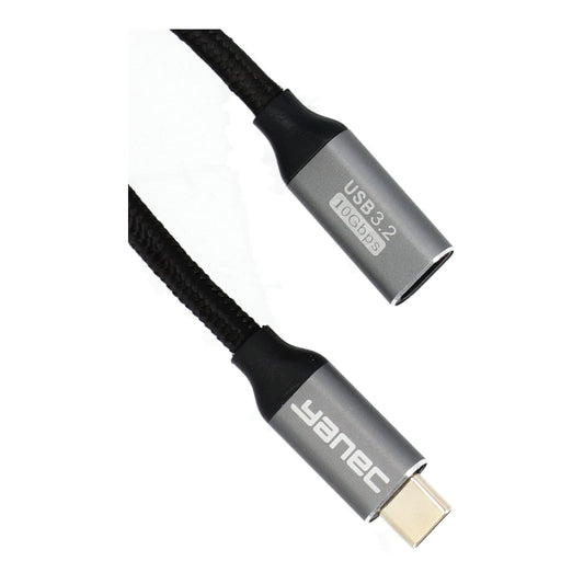 Câble d'extension de charge et de données USB-C Yanec 2 m en nylon (100 W)
