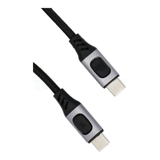 Câble de charge et de données Yanec USB-C vers USB-C 2 m en nylon (100 W)
