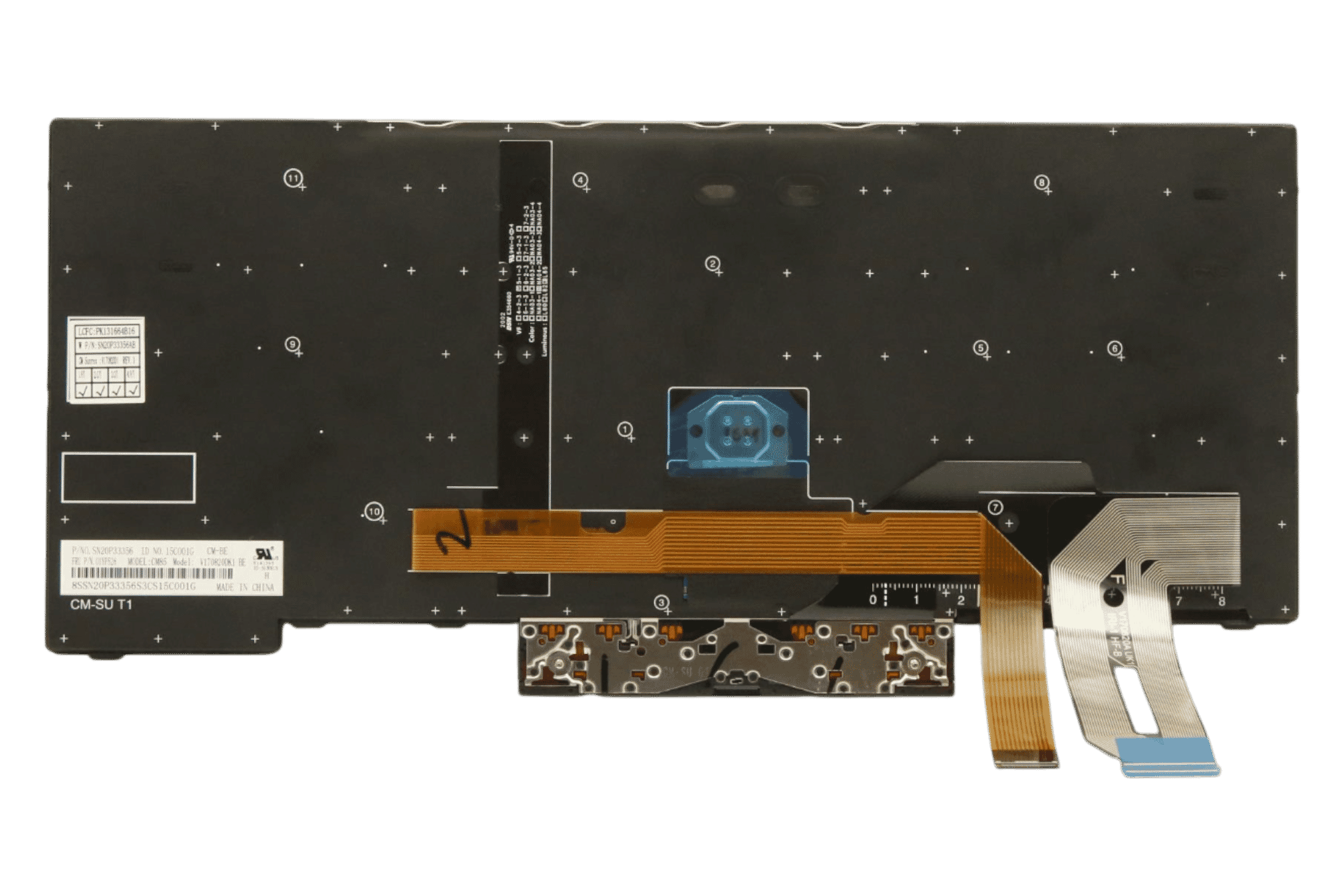 Lenovo Laptop Toetsenbord Azerty BE + Backlight