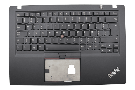 Clavier Lenovo pour ordinateur portable Azerty BE + capot supérieur, rétroéclairé