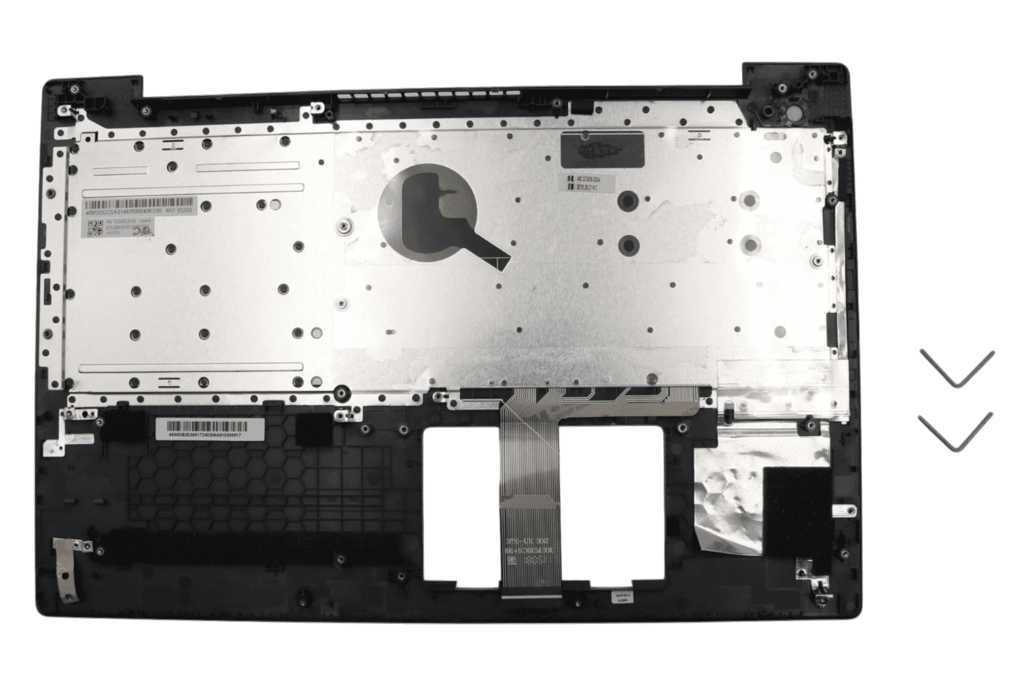 Lenovo Laptop Toetsenbord Qwertz DE + Top Cover