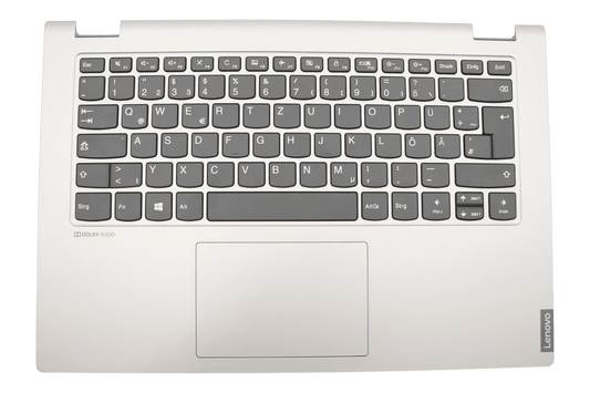 Lenovo Laptop Toetsenbord Qwertz DE +Top Cover - Grijs