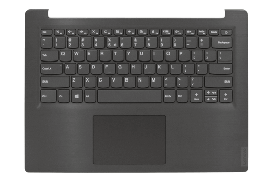 Clavier QWERTY US pour ordinateur portable Lenovo + capot supérieur - Gris