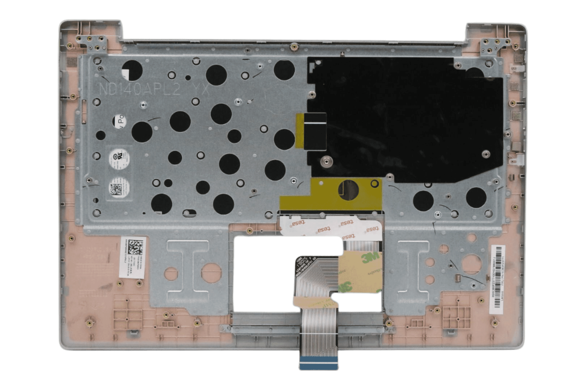 Lenovo Laptop Toetsenbord Azerty BE + Top Cover - Grijs