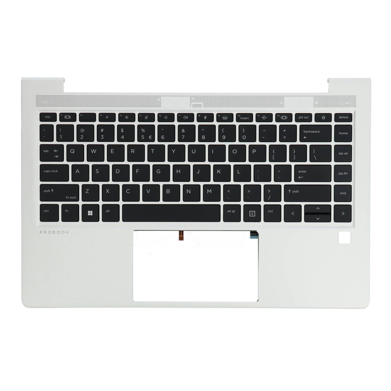 HP Laptop Keyboard Qwerty US + Top Cover, Backlit