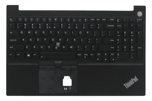 Clavier QWERTY US pour ordinateur portable Lenovo + capot supérieur, BL - Noir