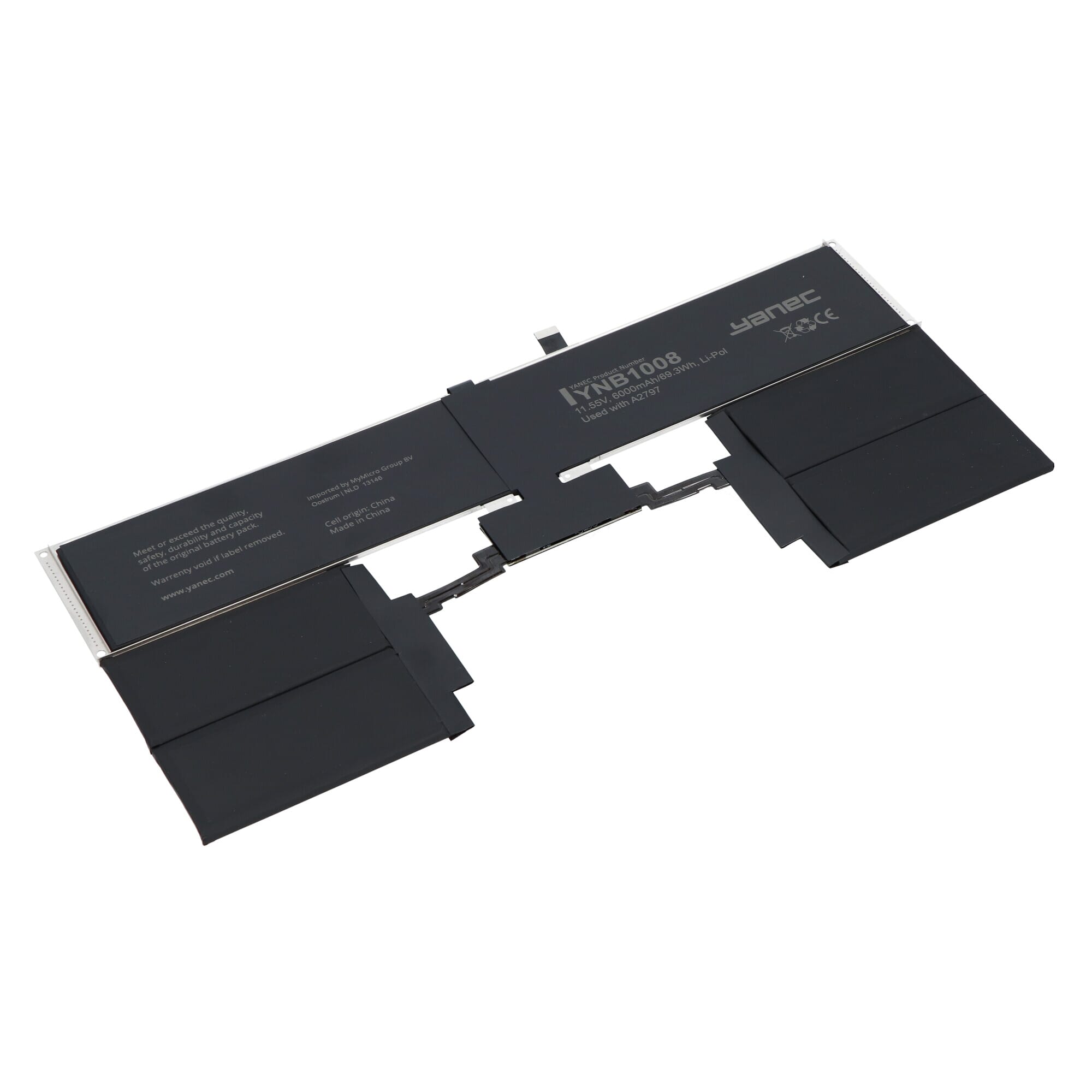 Yanec MacBook Accu 6000mAh