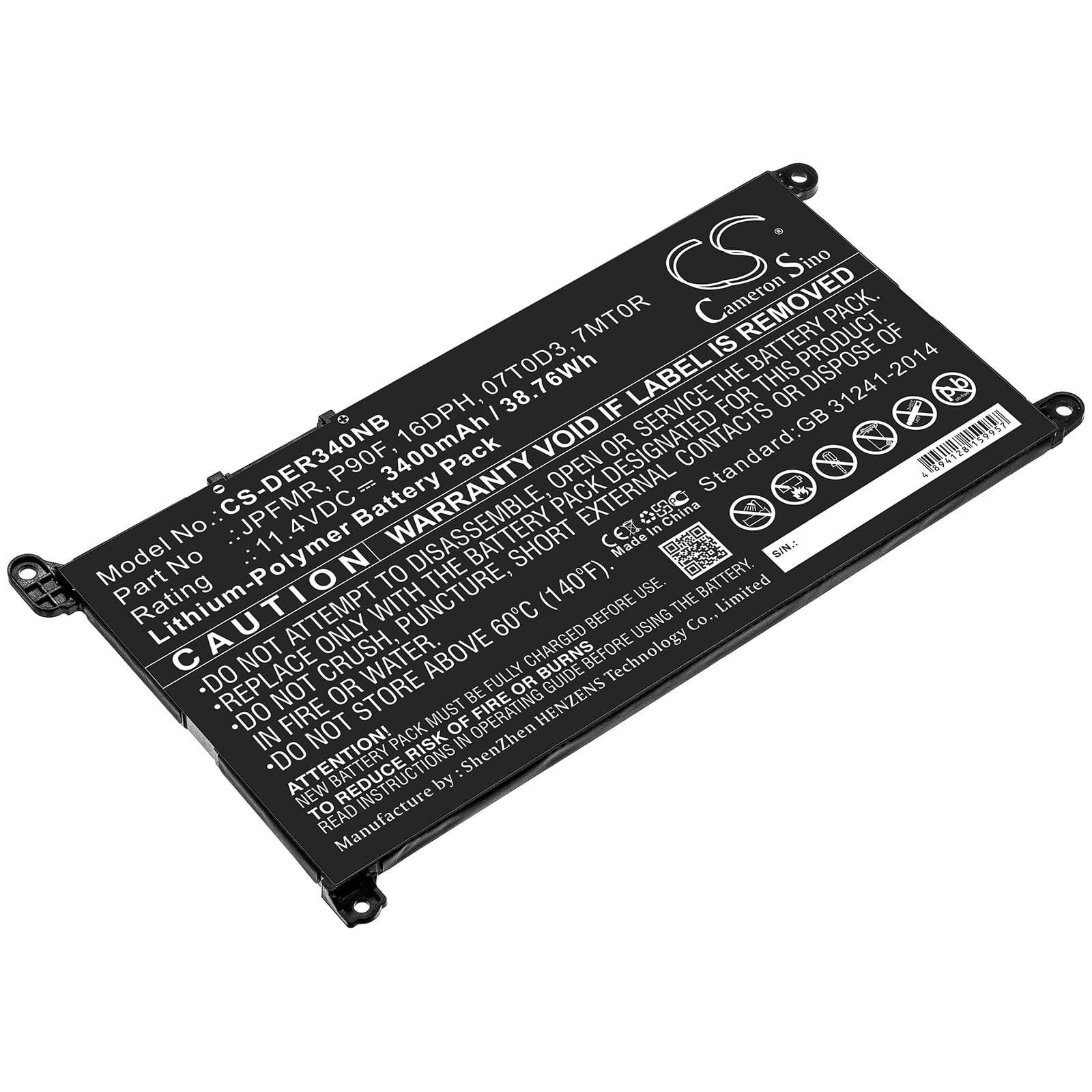 Laptop Accu 3400mAh